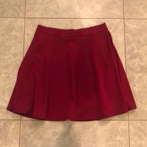 Red Skater Skirt